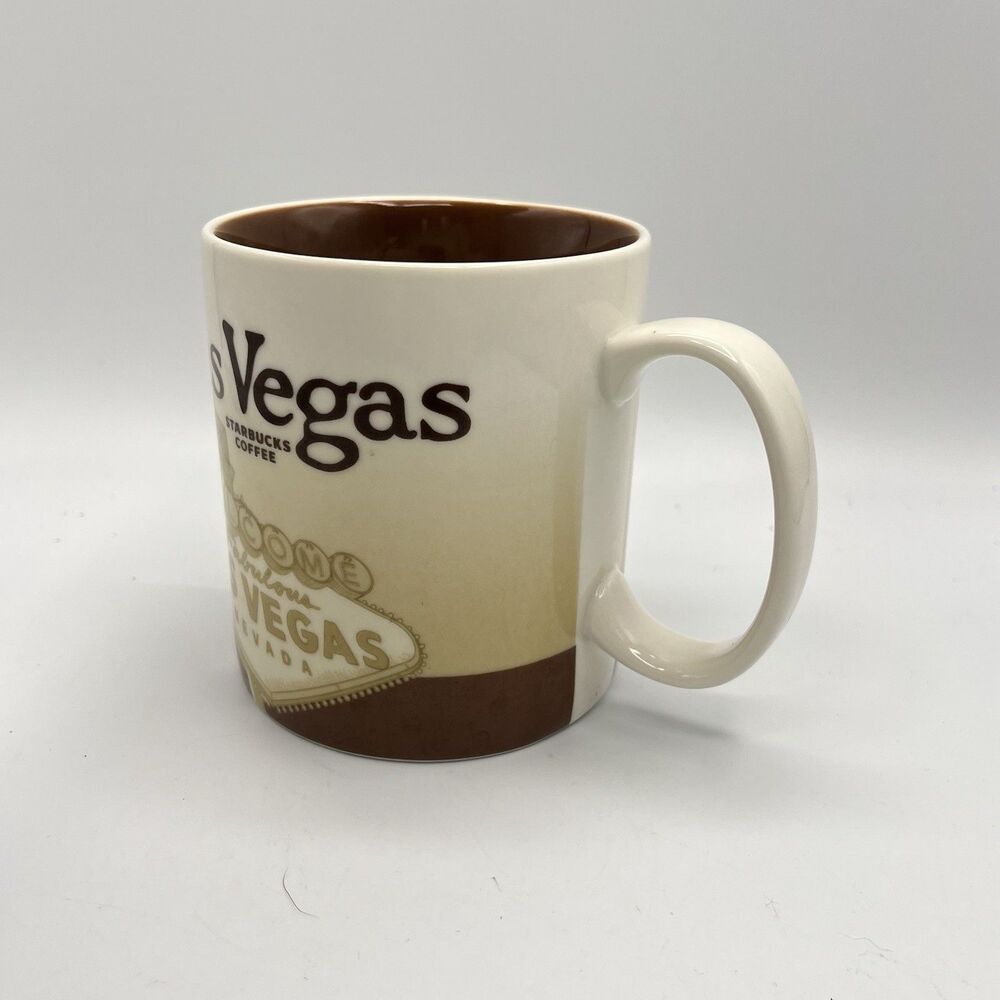 Starbucks Coffee Mug Las Vegas Nevada Collectors Series 16 oz Tea Cup 2008